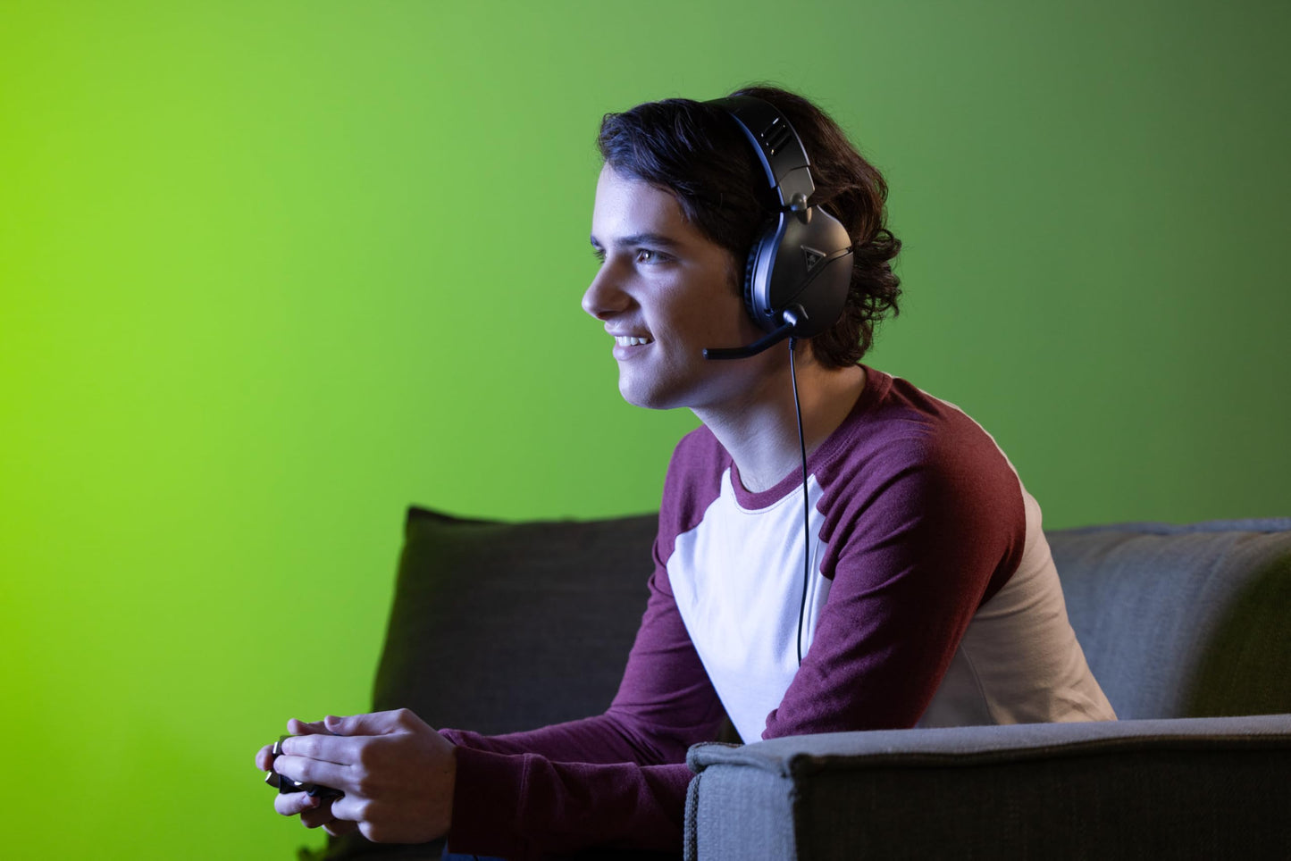 Turtle Beach Gaming Headset, ultralätt, 230 g (8,1 uns), anti-trötthet, inkluderar mikrofon, hörlurar, Xbox PS5, PS4-switch, smartphone, trådbunden 3,5 mm, flip mute, Recon 70 x 2024, svart