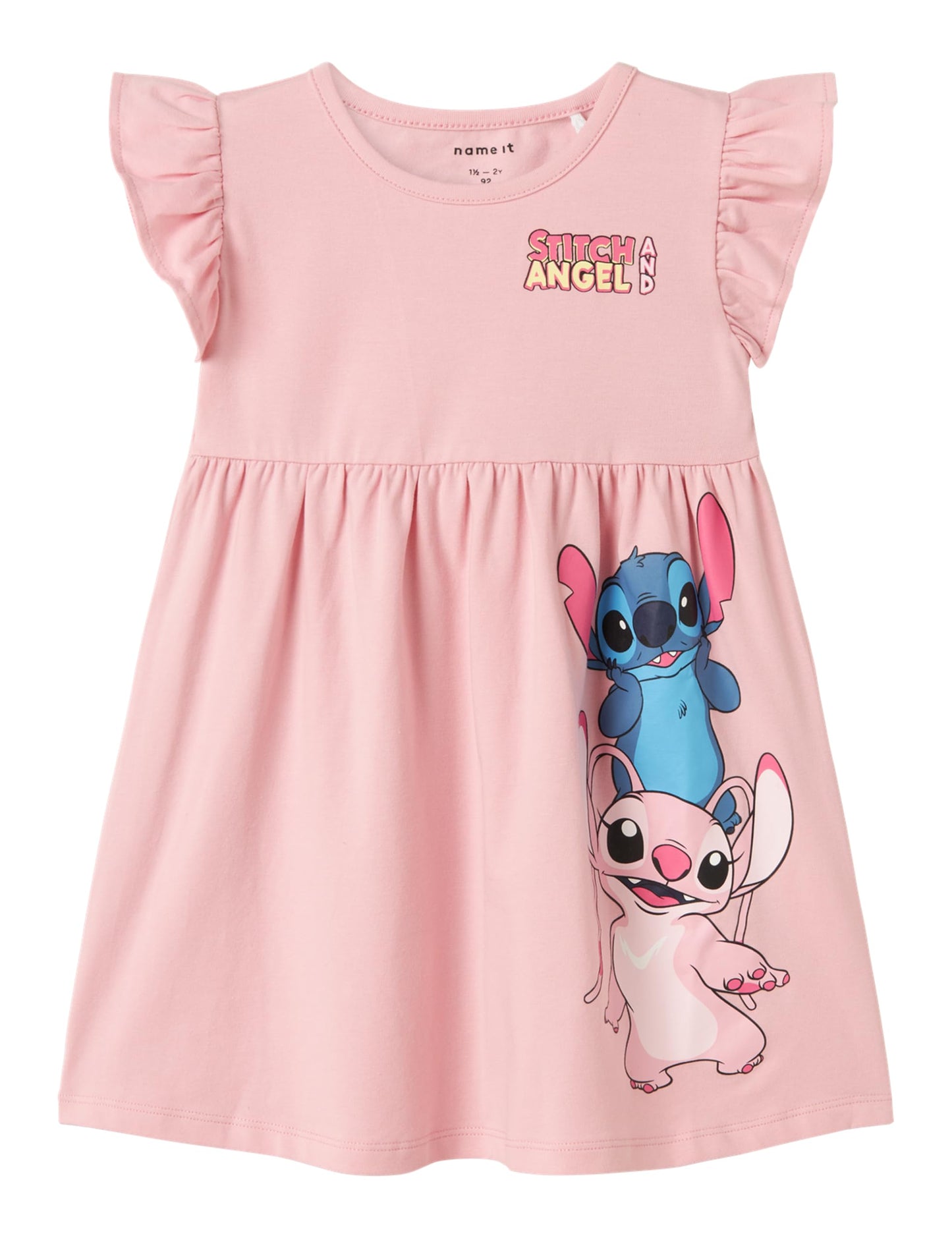 NAME IT flickor Nmfassa Stitch Ss Dress Wdi Nmfassa Stitch Ss Dress Wdi (1-pack)