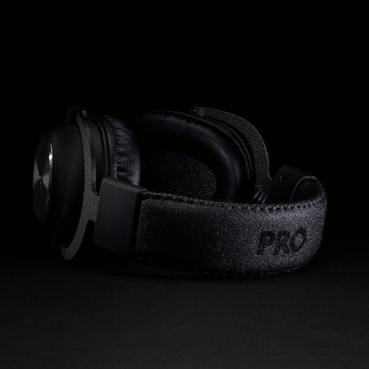 Logitech G PRO X Wireless LIGHTSPEED Spelheadsetet med Blue VO!CE-mikrofonfilterteknik, PRO-G-högtalarelement på 50mm, DTS Headphone: X 2.0, 20+ timmars batteritid, PC, PS5, PS4, Switch - Svart