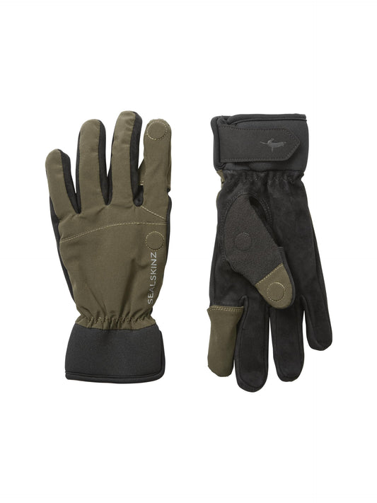 Sealskinz Stanford Vattentät Sporthandske Med Foder För Alla Väder, Olivgrön/Svart, L