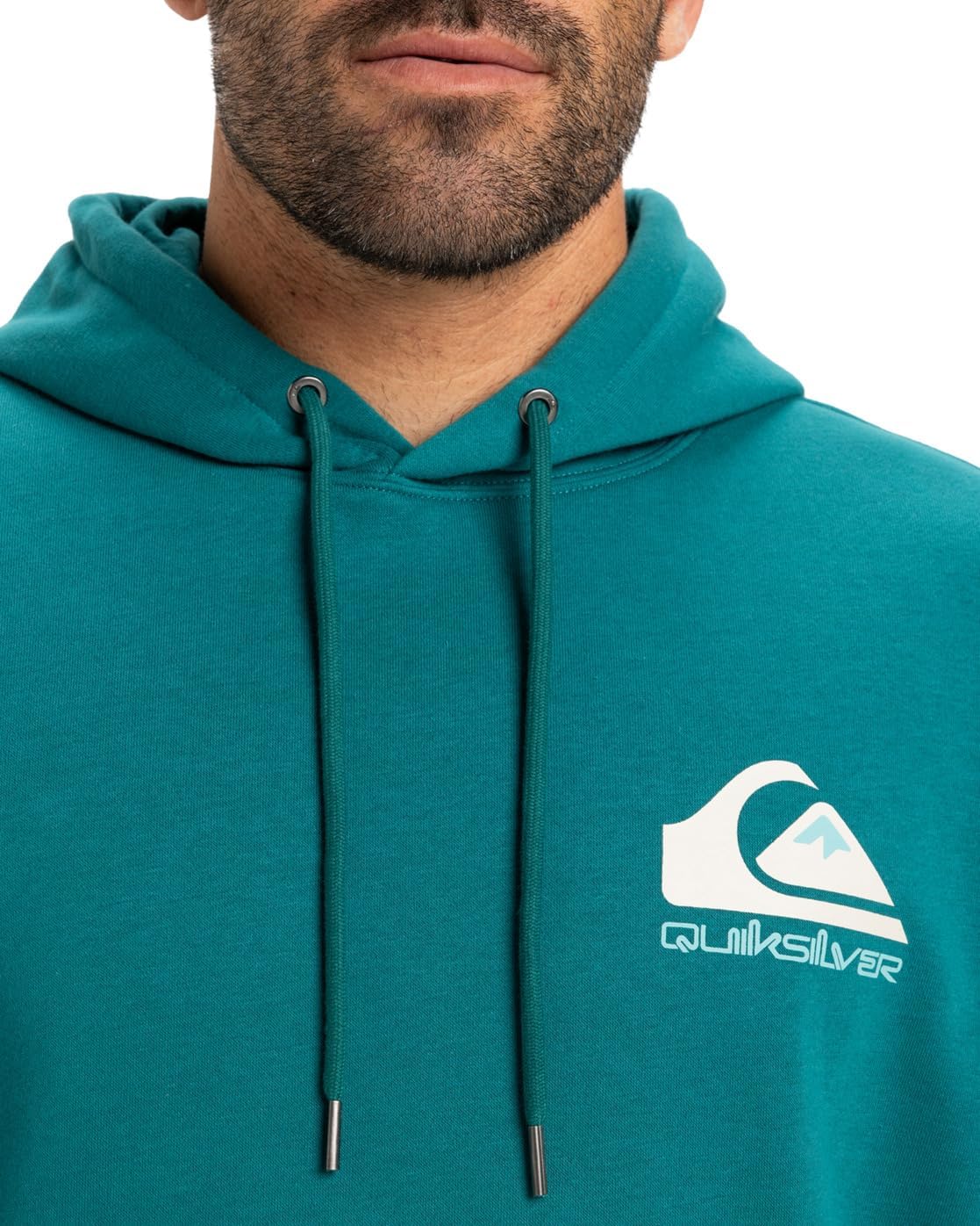 Quiksilver herr Omni Logo Hoodie Pullover-tröja (1-pack)