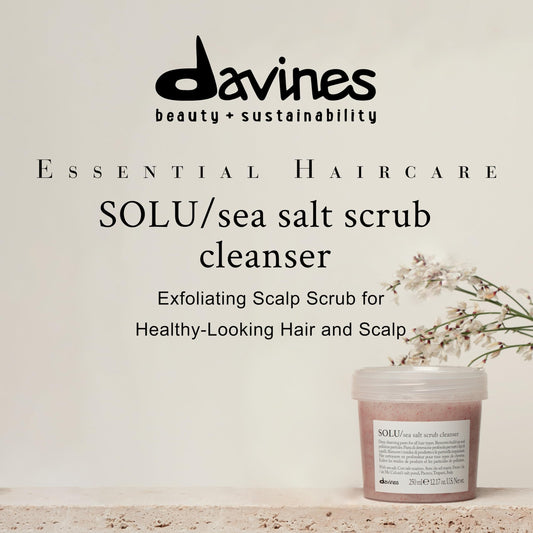 Davines SOLU Sea Salt Scrub Cleanser 250 ml