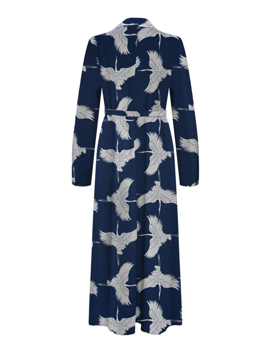Onlnova Life Elite L/S Renna Long Dress, Blåa djup, L