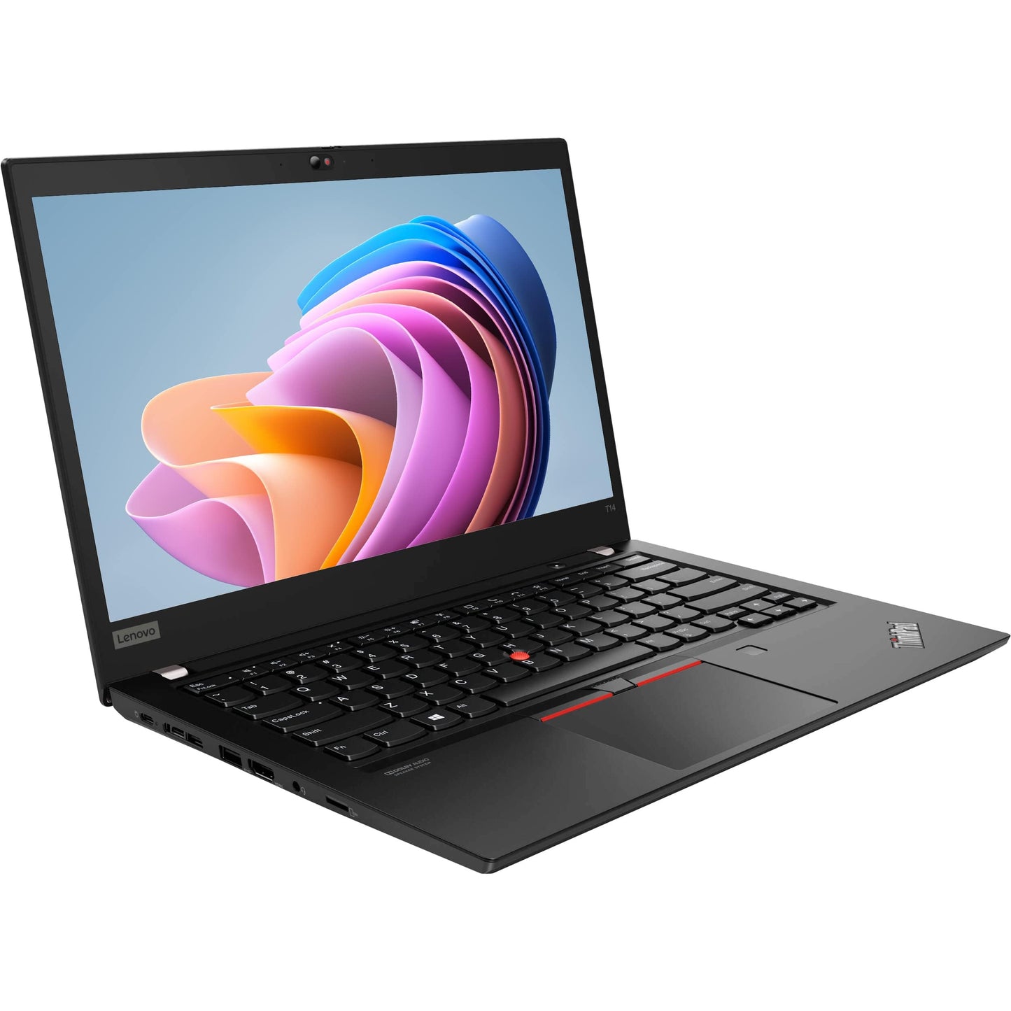Lenovo Thinkpad T14 (Gen 1) bärbar dator, 14 tum HD (1366 x 768), Intel Core i5-10310, 1,7 GHz, 16 GB, 512 GB NVMe SSD, webbkamera, Windows 11 Pro, amerikanskt tangentbord (renoverat)