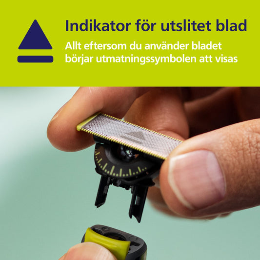 Philips OneBlade Original-rakblad för alla OneBlade- och OneBlade Pro-modeller, 5-pack (modell QP250/50)