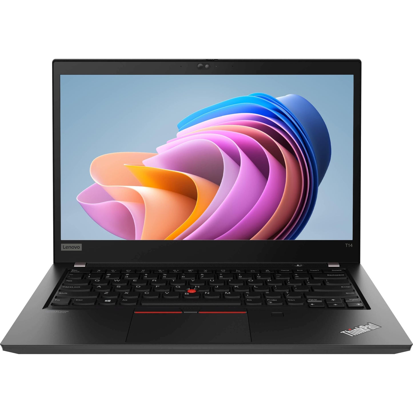 Lenovo Thinkpad T14 (Gen 1) bärbar dator, 14 tum HD (1366 x 768), Intel Core i5-10310, 1,7 GHz, 16 GB, 512 GB NVMe SSD, webbkamera, Windows 11 Pro, amerikanskt tangentbord (renoverat)