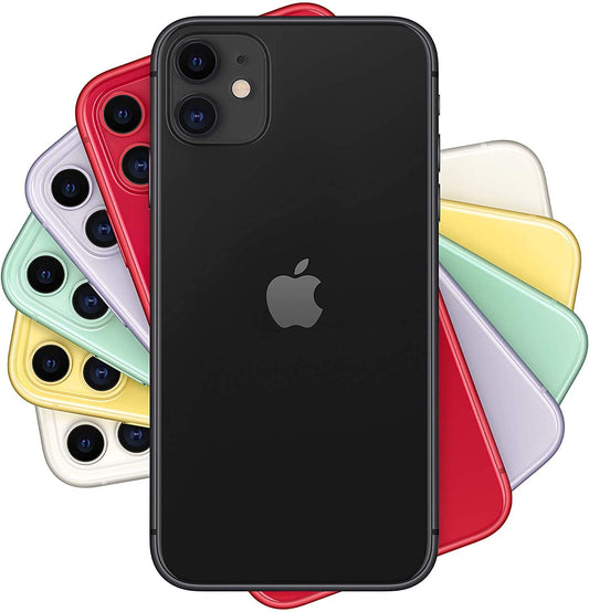 Apple iPhone 11, 64GB, Svart (Renoverad)