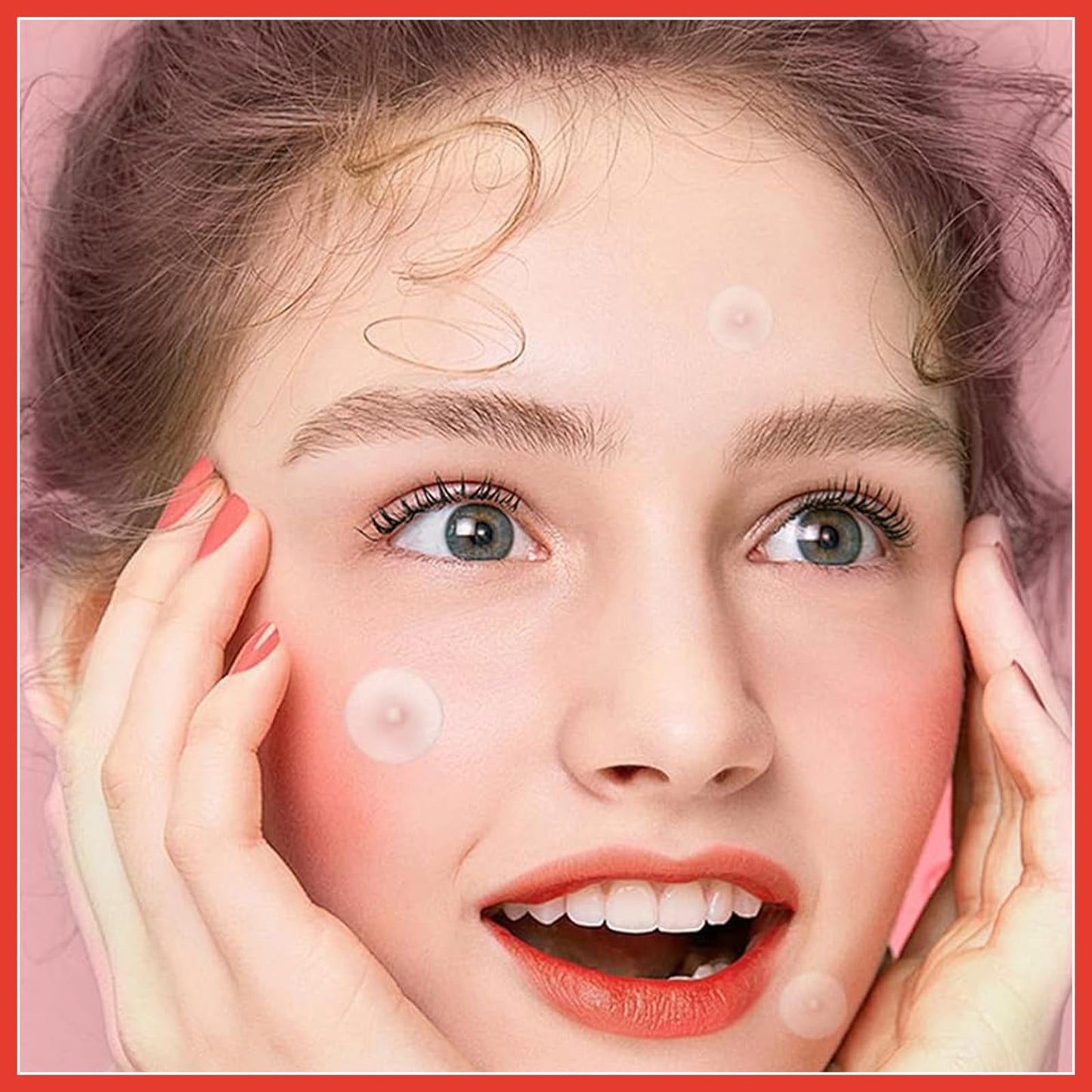 SHUOHONG 144 stycken Acne Patch Hydrokolloid Acne Patches Korn, Pimple Teolja Patches, osynliga fläckar, ansiktsbehandling, lämplig för alla hudtyper