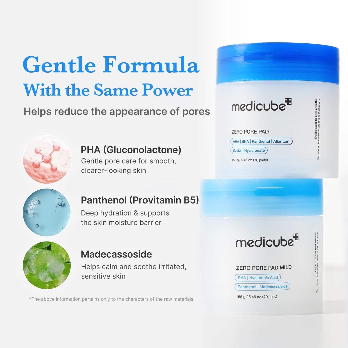 MEDICUBE Zero Pore Pad Mild 70 Pcs (155 g)