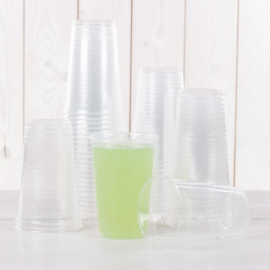HEKU 30490, 50 engångsmuggar, klar, 0,3 l, PP