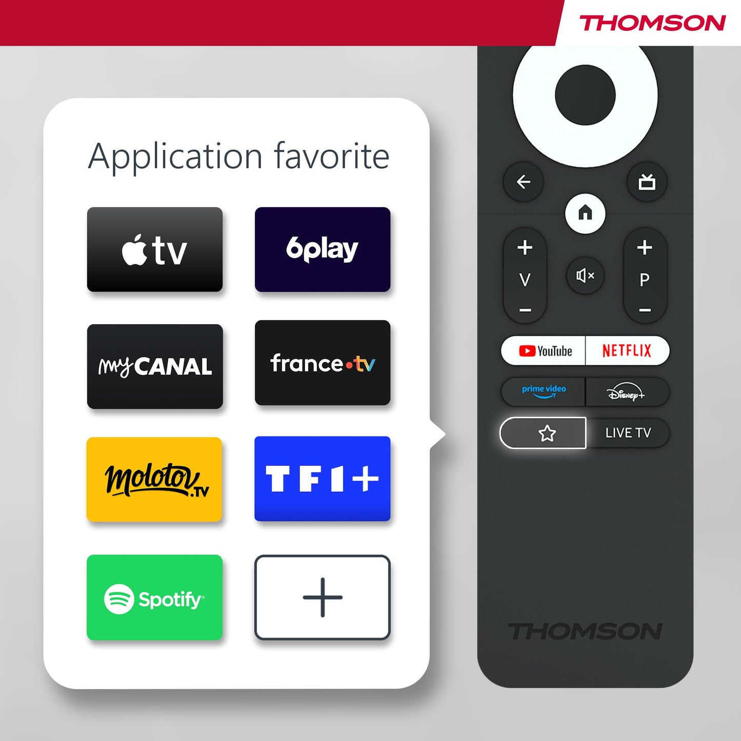 THOMSON 32 Tum (80cm) QLED Google Smart TV, Wi-Fi, Dolby Audio, HDR10, Bluetooth 5.1, Triple-Tuner (Kabel/Satellit/Antenn), HDMI, CI+, A+ Panel - 32QG4S14