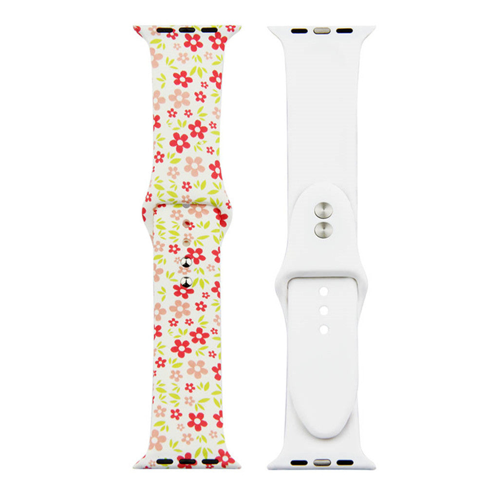 Silicone European And American Color Strap For Watch
