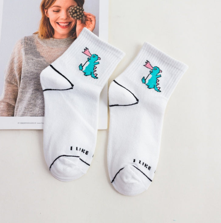 Fruit cartoon tube socks