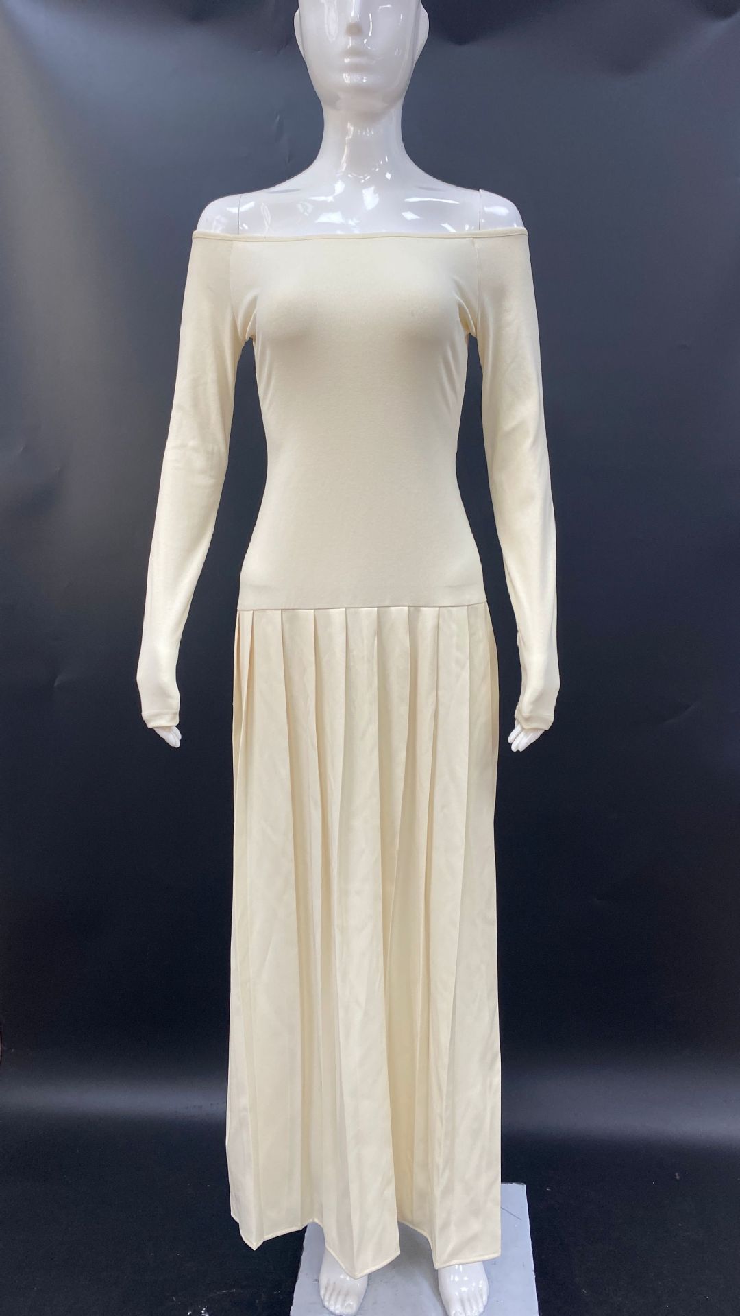 Seamless Off-shoulder European And American-style Dress For Women