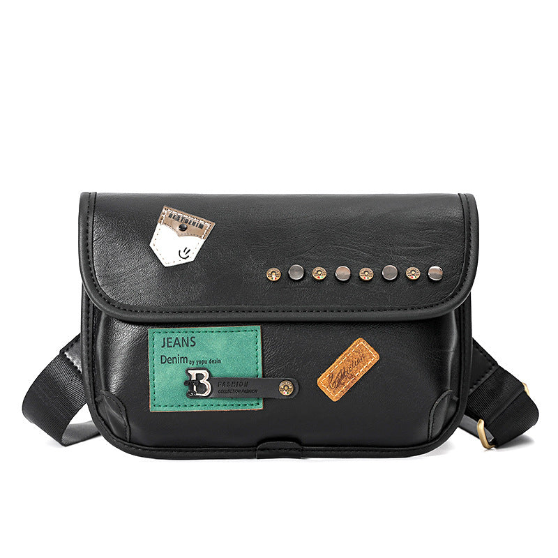 Tide Brand Fashion Chest Bag Personality Badge