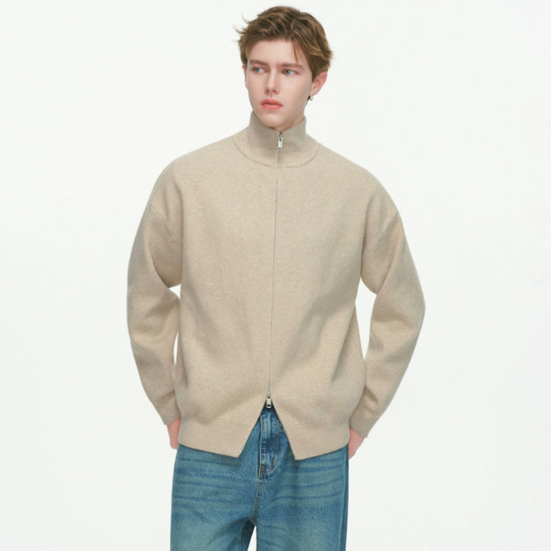 Thickened Knit Outerwear For Fall And Winter
