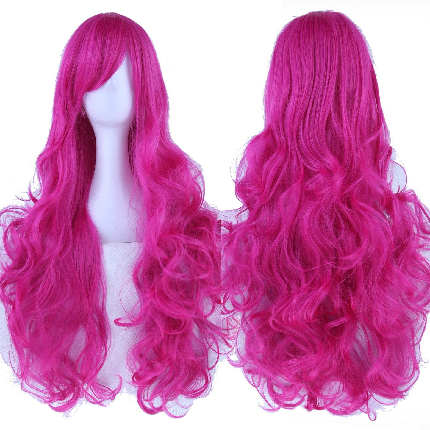 Pure Color All-matching COS Long Curly High-temperature Fiber Wig