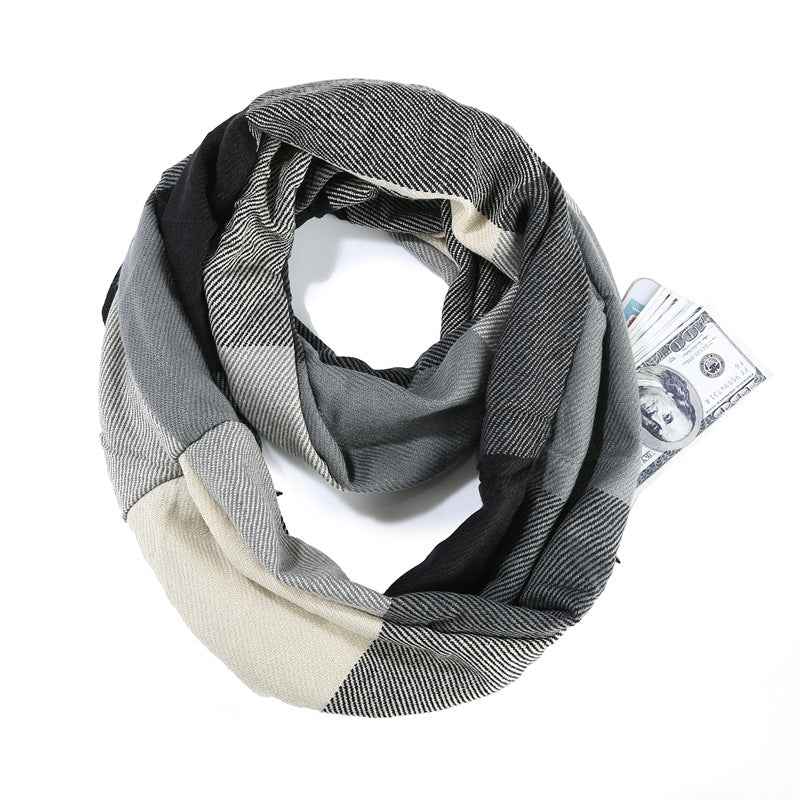 Cashmere bib invisible zipper