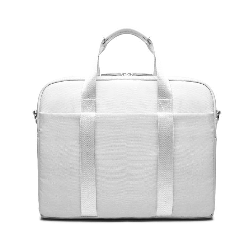 Portable double pocket computer bag