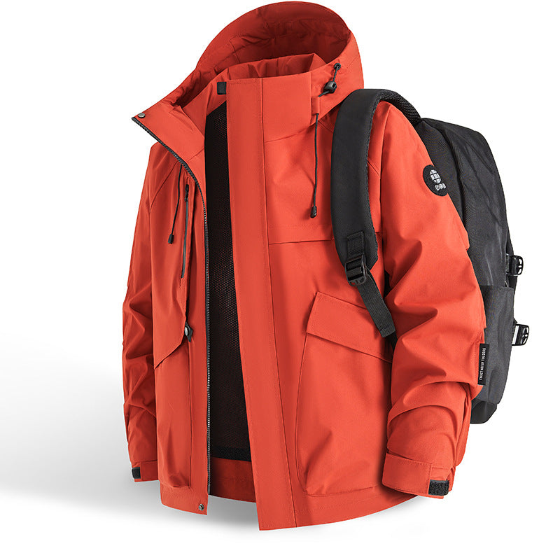 Outdoor Waterproof And Windproof Shell Jacket For Couples