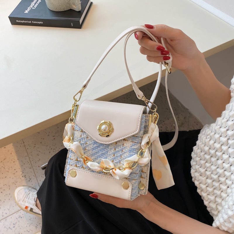 match Fashion Messenger Bag Small Square Bag Popular One-shoulder Handbag