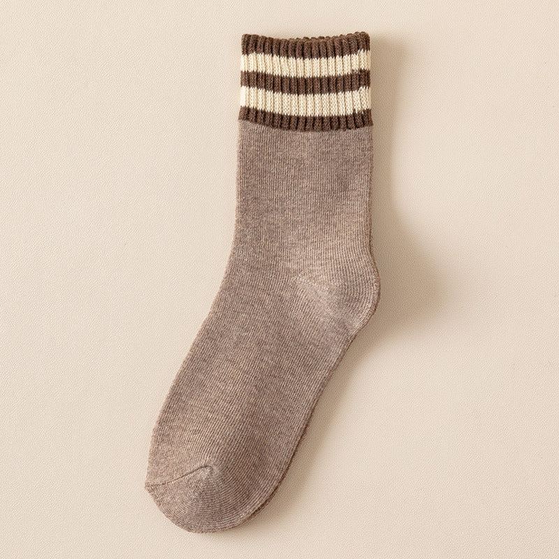 Women's New Cotton Breathable Sweat Absorbing Long Socks