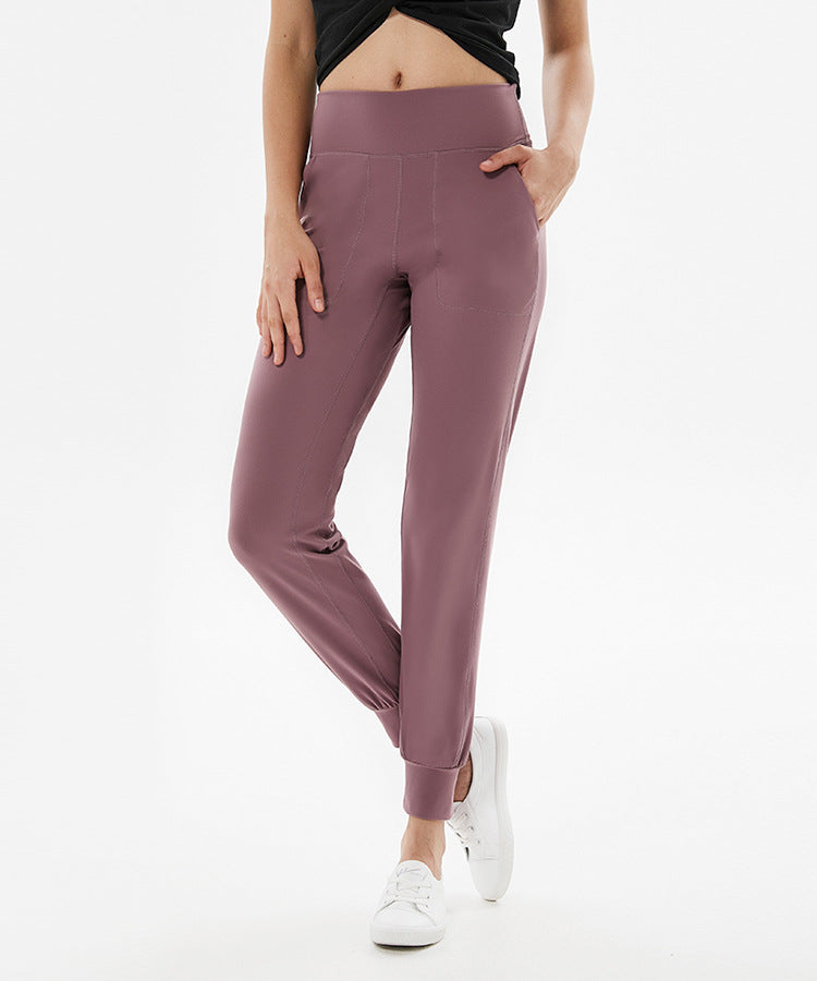 Loose Pocket Yoga Cropped Pants