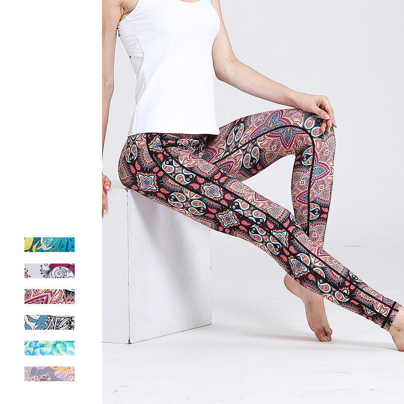 New European And American Plain Yoga Pants