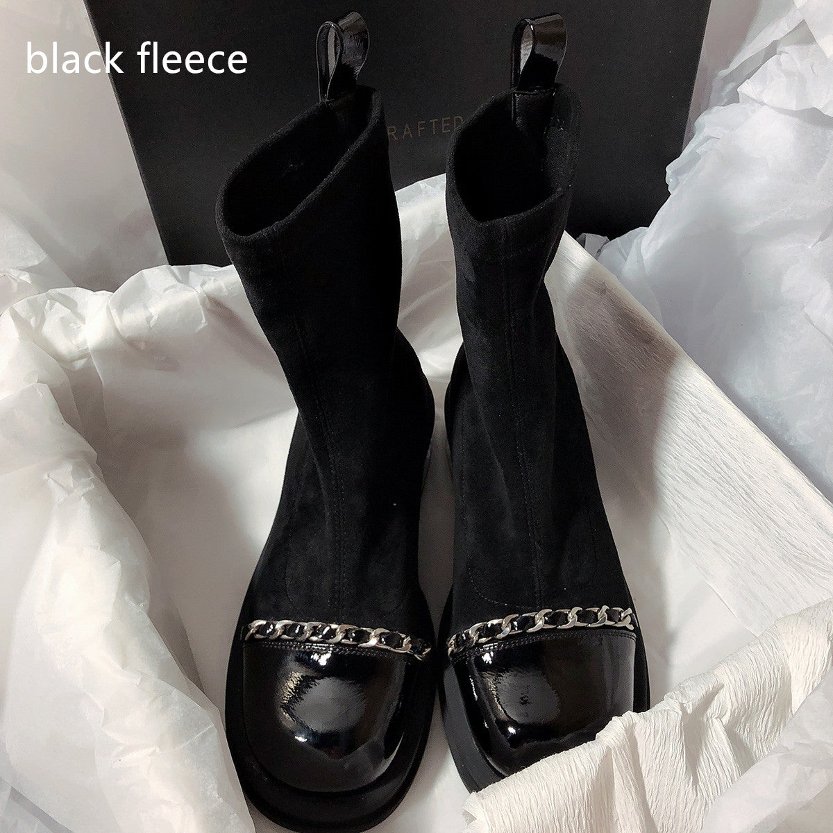 Women's Crystal Heel Skinny Casual Ankle Boots