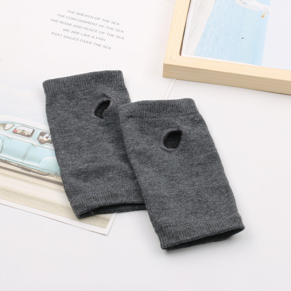 Men's And Women's Autumn And Winter Thin Spring And Summer Cotton Half Finger Sports Fingerless Gloves