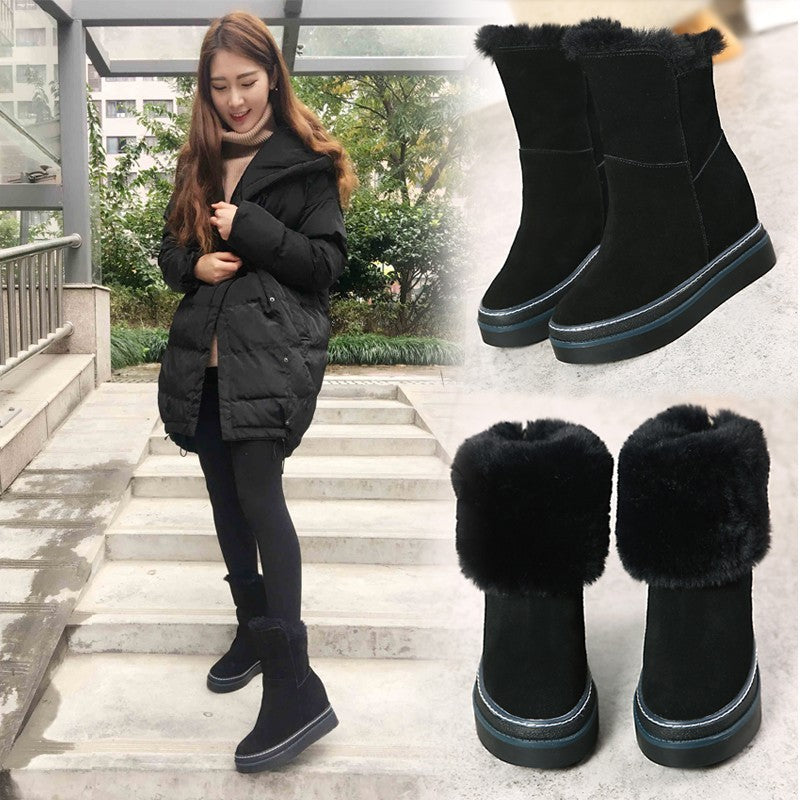 Women Fashion Casual Mid Boots Are Comfortable