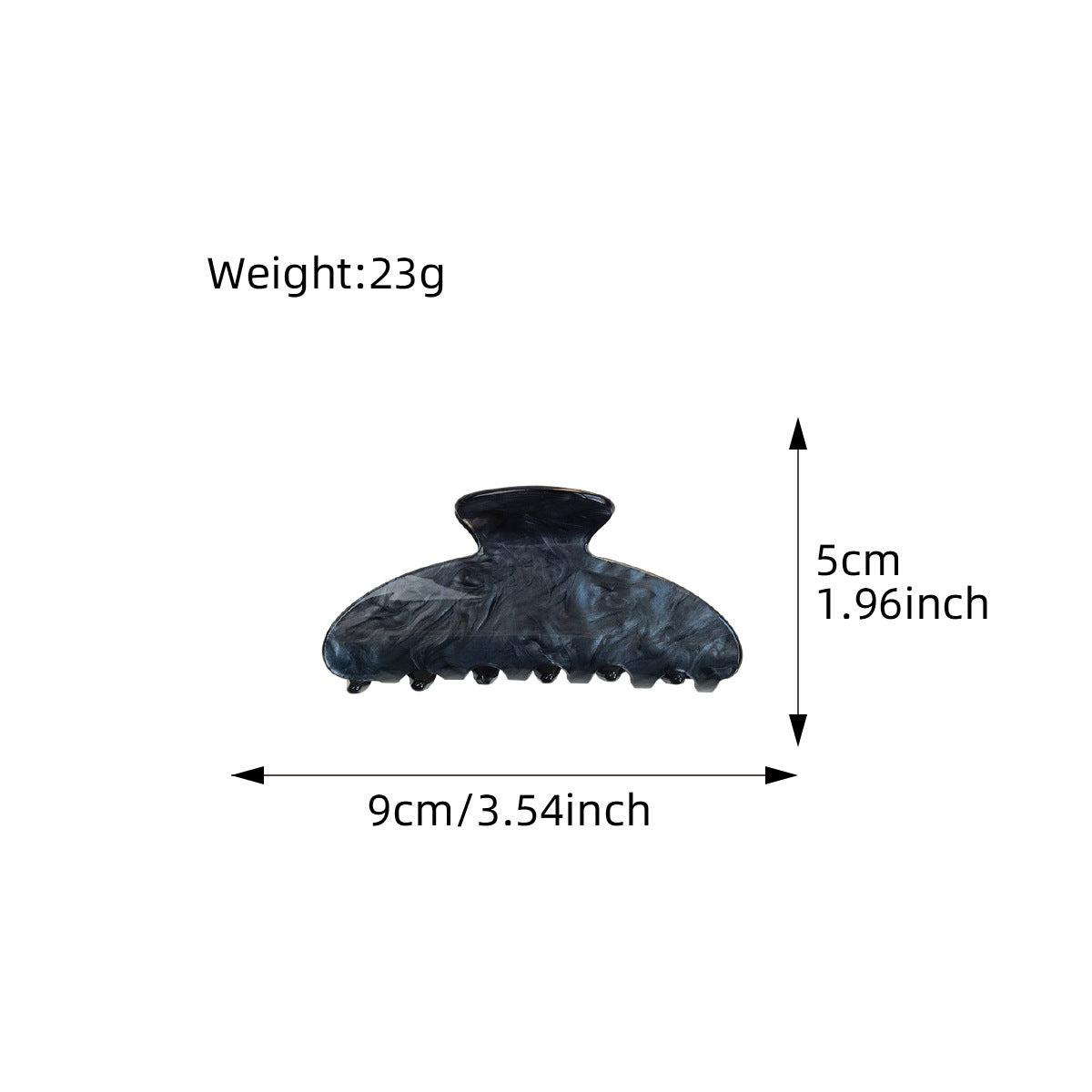 Jaw  Clip Women's All-match Fashion Hair Claw Jelly Color