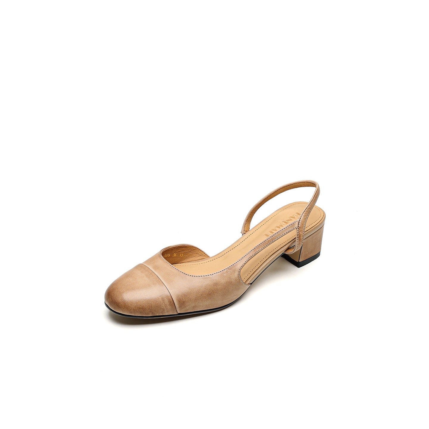 French Retro Back Empty Word With Toe Box Roman Sandals