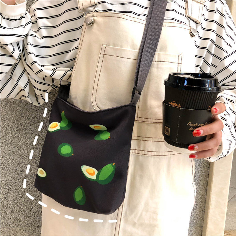 Avocado cute canvas bag