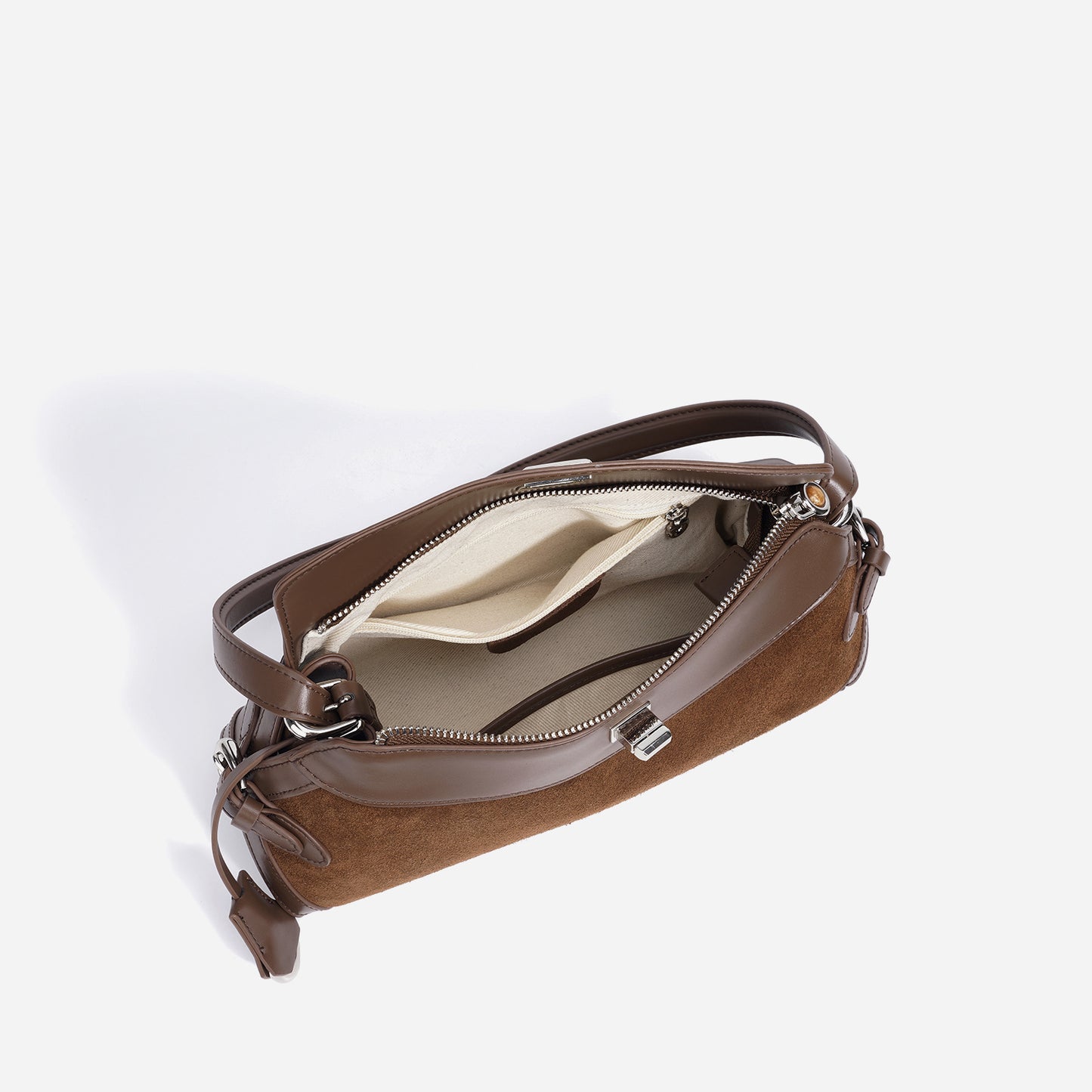 Personalized Simple Casual Autumn And Winter New Frosted Solid Color Tote