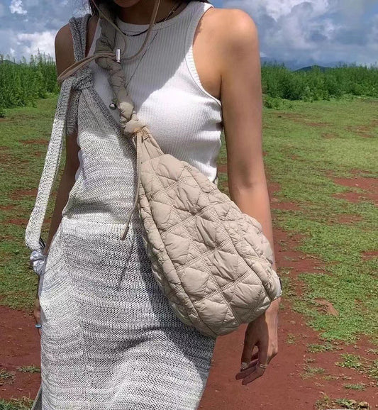 Cloud Bubble Pack Pleated Down Casual Underarm