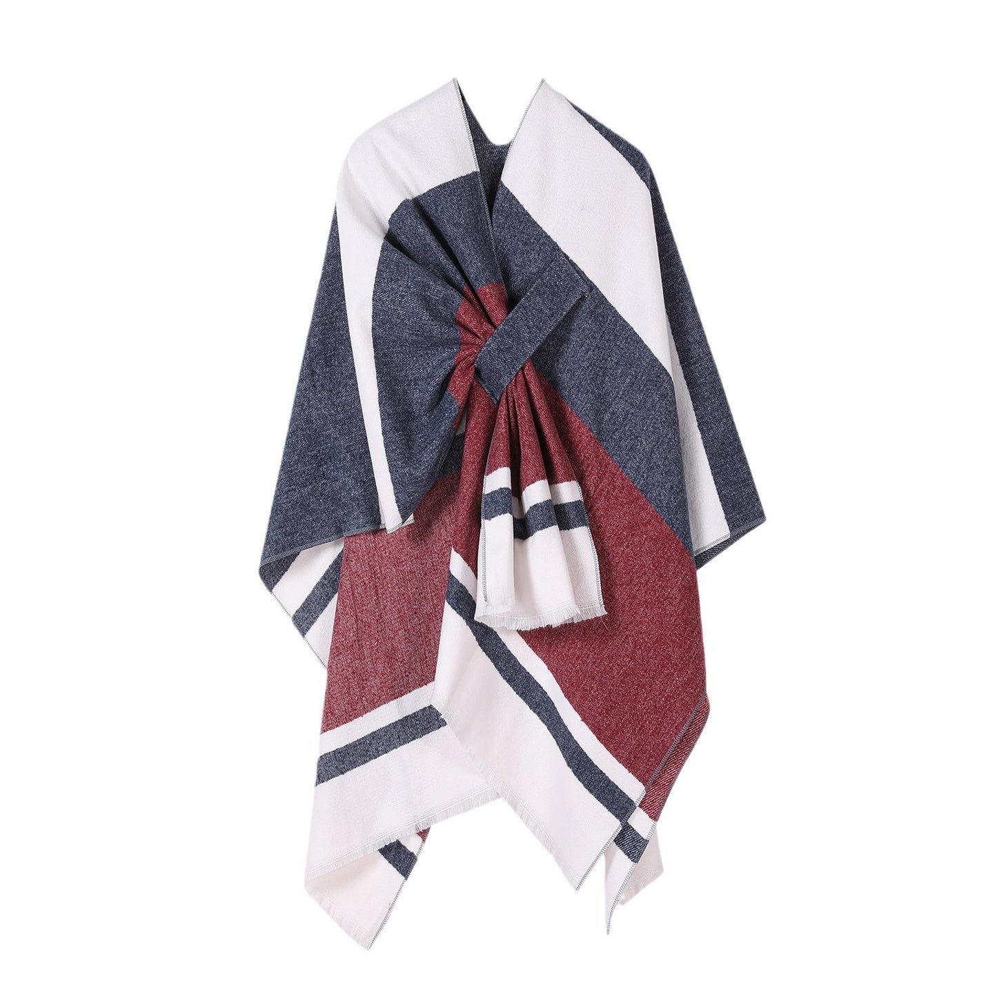 European And American Fashion Cashmere Plus Bar Shawl Women's Summer