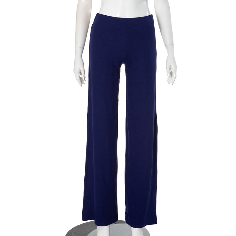 XINGX Printed Straight Casual Pants For Women