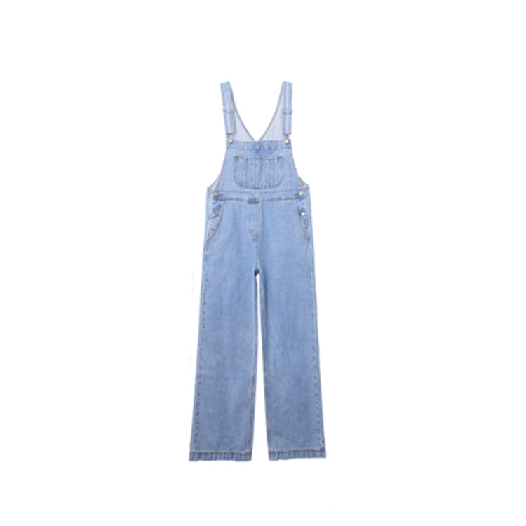 Straight high waist jumpsuit