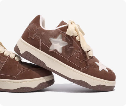 Sporty, Casual, Fashionable, Retro Sneakers, Versatile