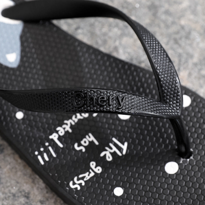 Women's Flip-flops Outdoor Non-slip Herringbone