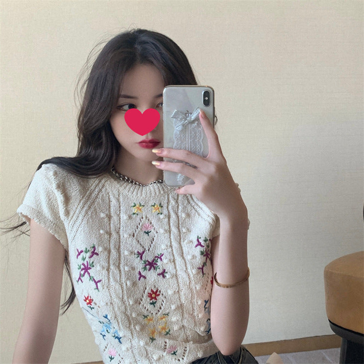 Designer-inspired Niche Slim-fit Short TopInstagram-worthy Trend