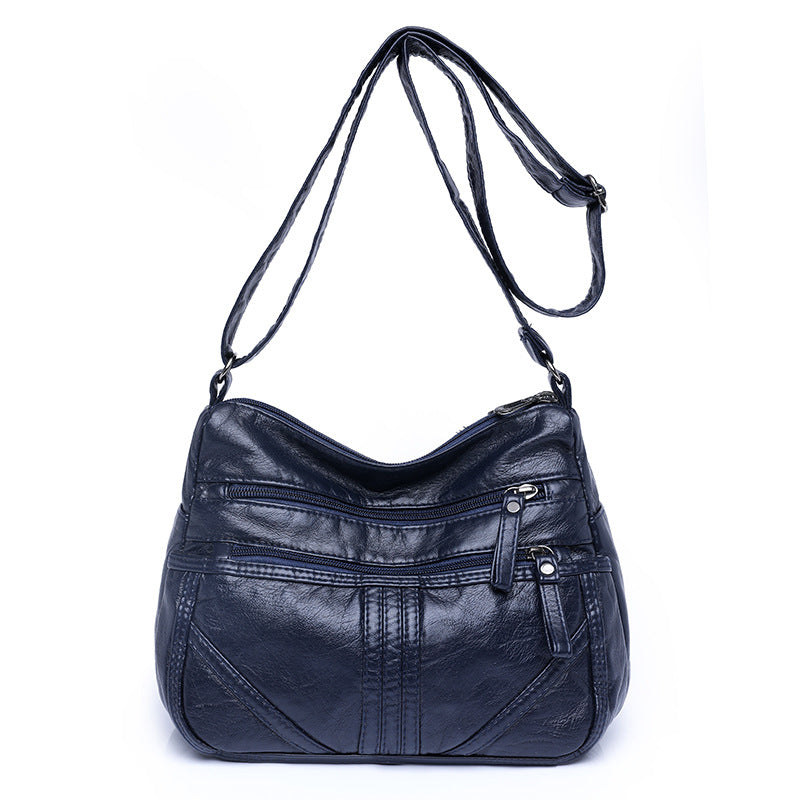 Women's Fashion Soft Leather Large Capacity Shoulder Bag