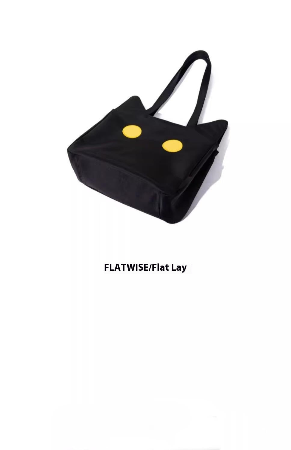 Sweet Cool Cat-shaped Nylon Tote Bag