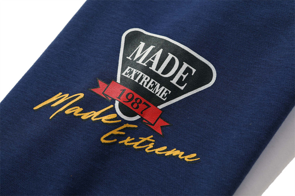 Men's Loose Long Sleeve Hooded Sweatshirt
