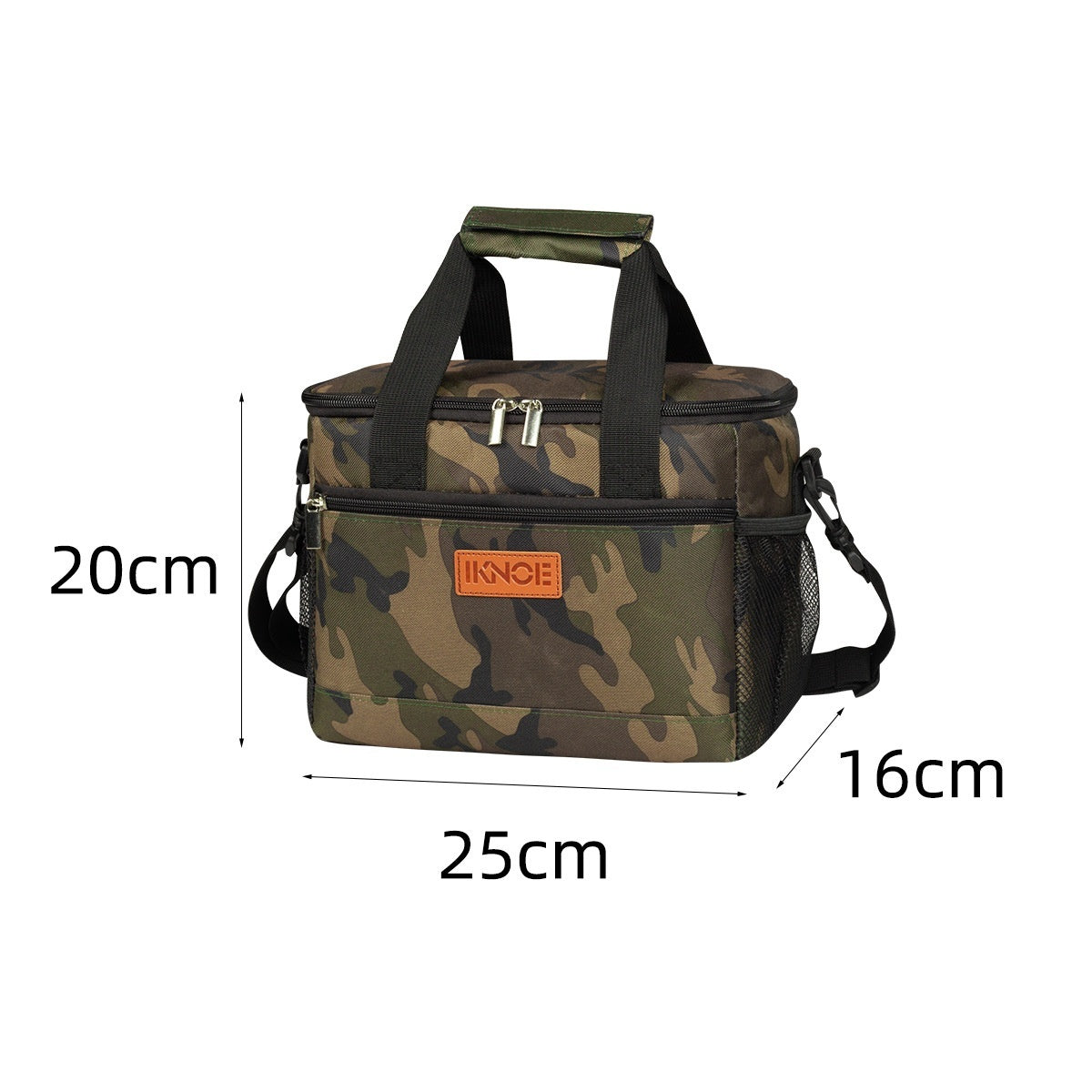 Portable Outdoor Insulated Tote Bag Foldable Made From Thickened Oxford Fabric With Leak Proof Insulation