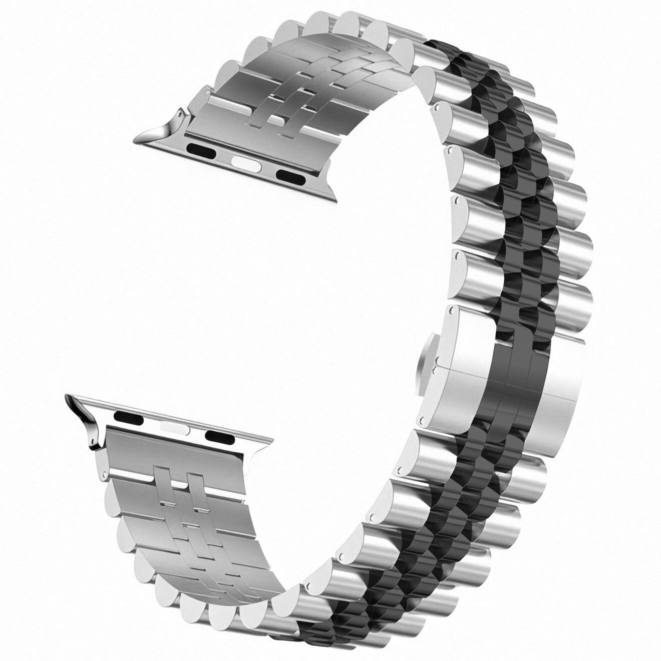 Compatible with Apple, Iwatch solid steel belt