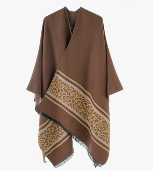 Women's Jacquard Silver Silk Shawl