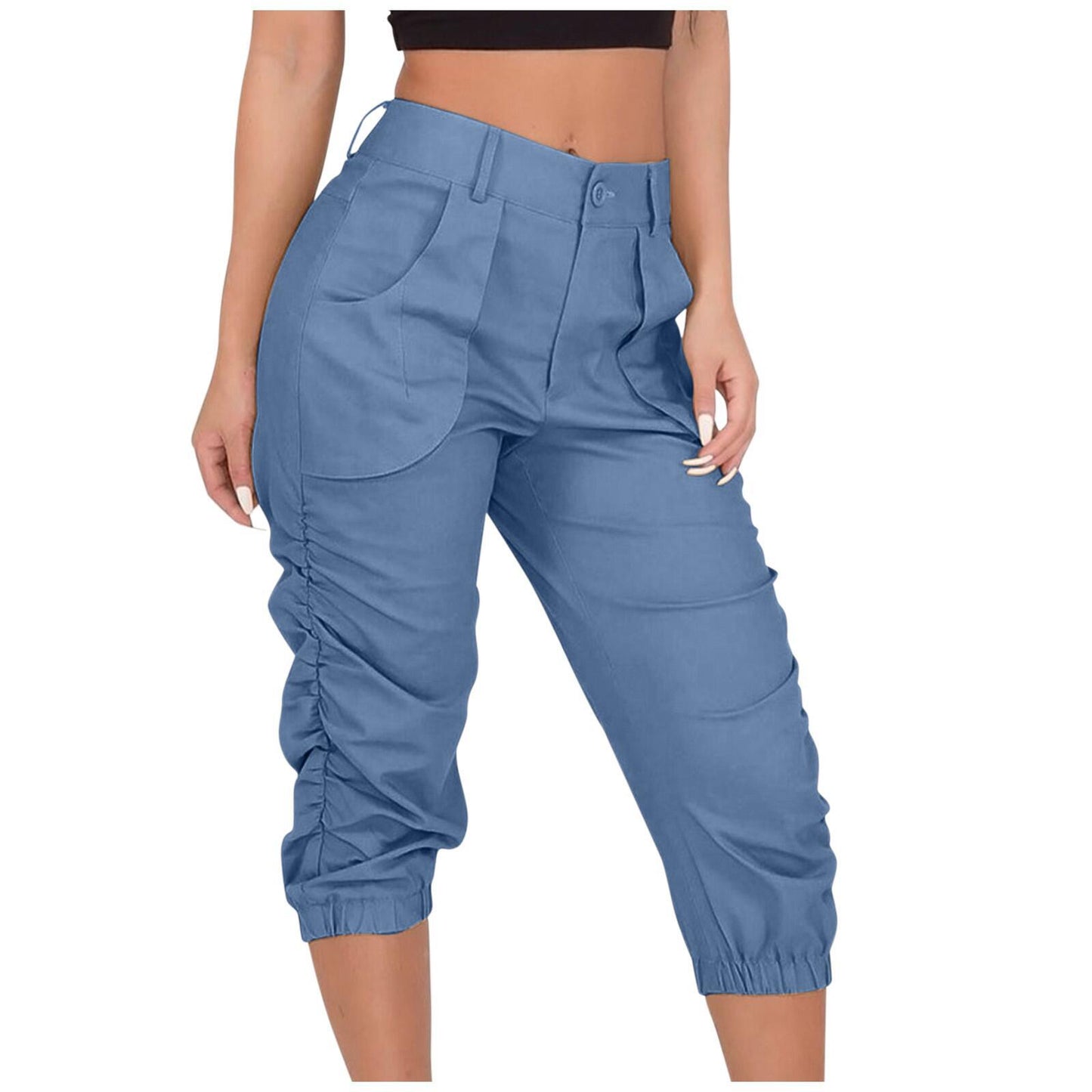 Women's Cropped Harem Pants
