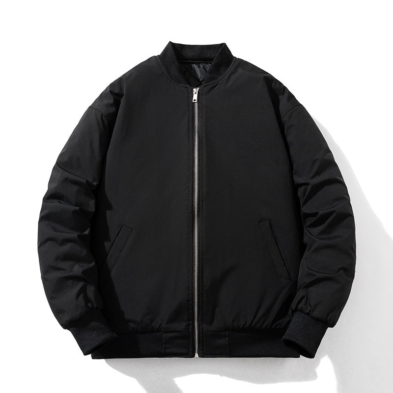 Autumn And Winter Embroidered Baseball Uniform Pilot Jacket Men